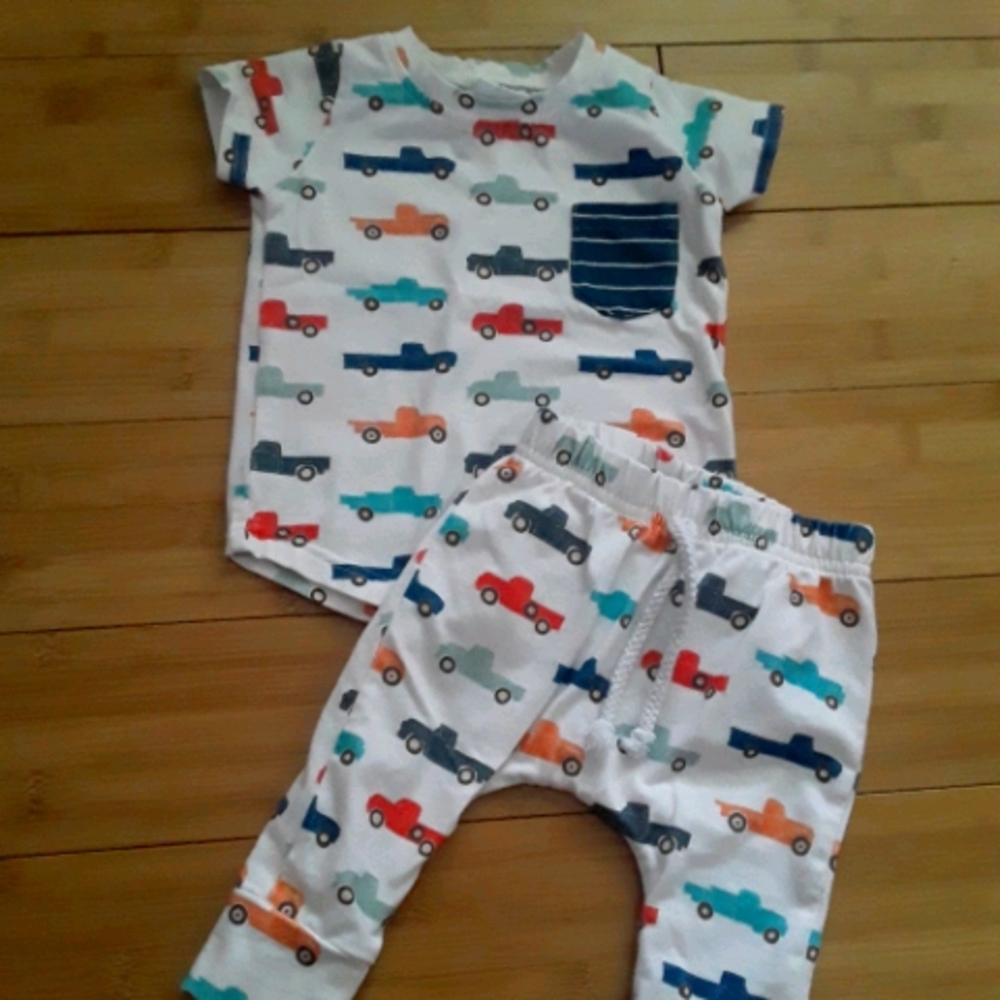 Truck baby jogger set
